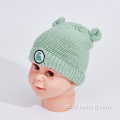 Chapéu de Kint de cor verde para bebê